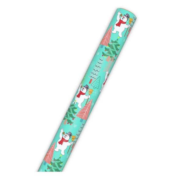 Hallmark Wrapping Paper Christmas Frosty The Snowman Jumbo Roll 70 sq ft Holiday - Picture 4 of 5